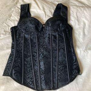 Black Victorian Corset - Med